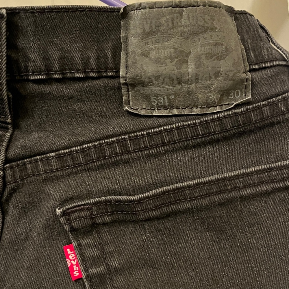Levi's Charcoal Denim Jeans - Picture 4 of 6